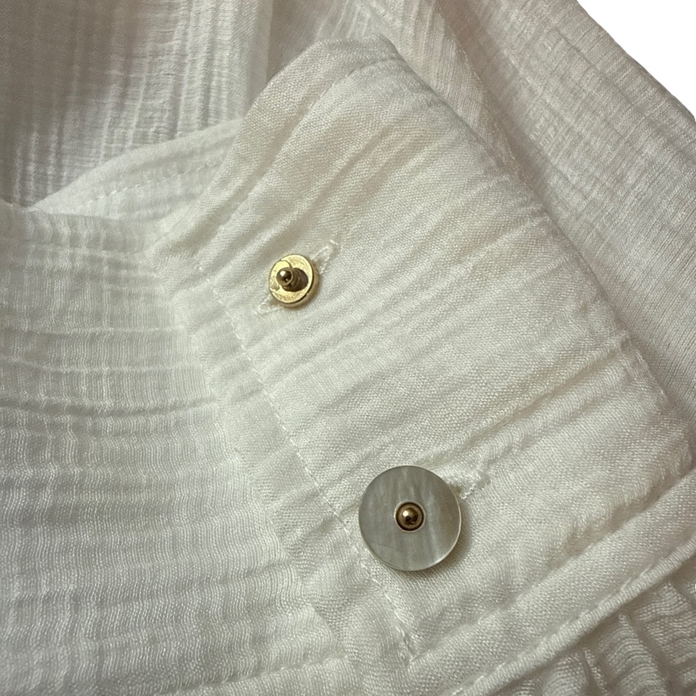 Zara White Lightweight Women’s Shirt Jacket - Picture 5 of 5